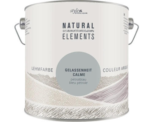 StyleColor NATURAL ELEMENTS Wandfarbe Gelassenheit petrol 2,5 l