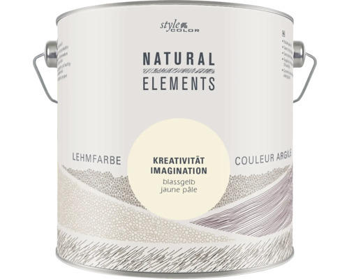 StyleColor NATURAL ELEMENTS Wandfarbe Kreativität hellgelb 2,5 l