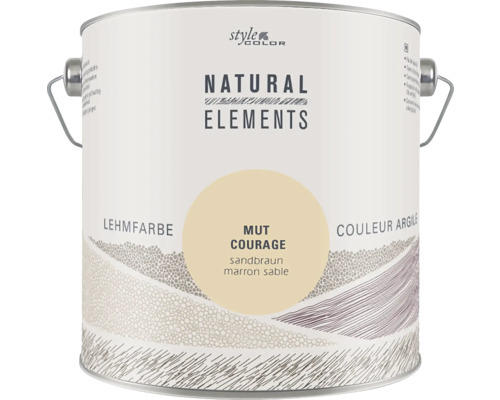 StyleColor NATURAL ELEMENTS Wandfarbe Mut braun 2,5 l