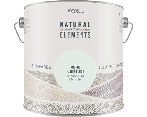 StyleColor NATURAL ELEMENTS Wandfarbe Ruhe hellblau 2,5 l