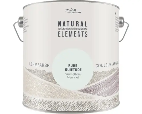 StyleColor NATURAL ELEMENTS Wandfarbe Ruhe hellblau 2,5 l