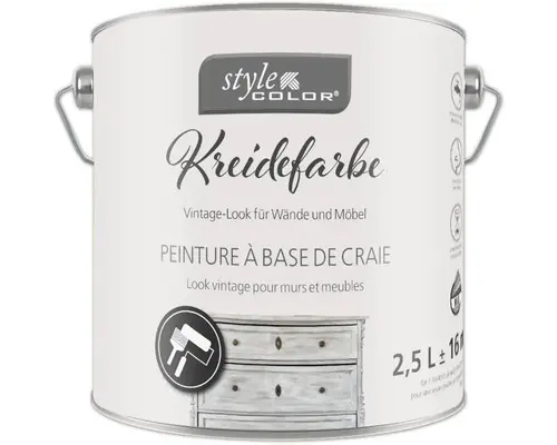 StyleColor Kreidefarbe white 2,5 L