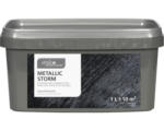 Hornbach StyleColor METALLIC STORM Glanzeffektfarbe schwarz mit Silberglitter 1 l