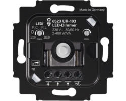 Drehdimmer Busch-Jaeger mit LED 2-400 W, unterputz, schwarz