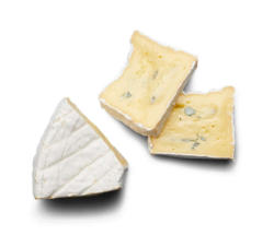 Меко сирене с бяла и синя плесен