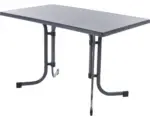 Hornbach Gartentisch mit Sevelit Tischplatte 115 x 70 x 72 cm klappbar schiefer