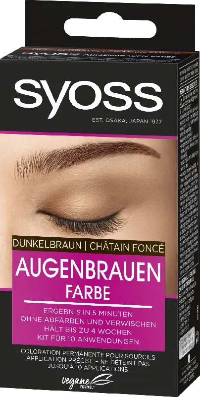 Syoss Augenbrauenfarbe Dunkelbraun 4-1