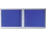 Hornbach Wandschrank Industrial 1180 x 438 x 299 mm 1 Doppeltür 1 Einlegeboden grau/blau