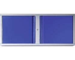 Wandschrank Industrial 1180 x 438 x 299 mm 1 Doppeltür 1 Einlegeboden grau/blau