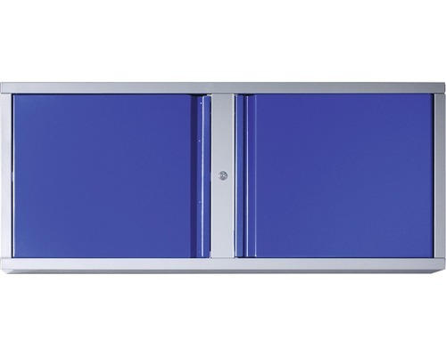 Wandschrank Industrial 1180 x 438 x 299 mm 1 Doppeltür 1 Einlegeboden grau/blau