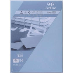 ARTOZ Enveloppes 1001 E6 107374184 100g, bleu pastel 5 pcs.