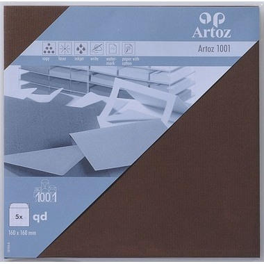 ARTOZ Enveloppes 1001 160x160mm 107454186 100g, brun 5 pcs.