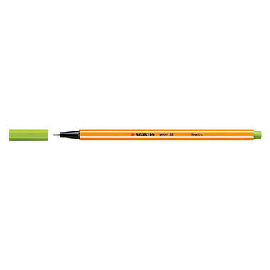 STABILO Penna fibra Point 88 0,4mm 88/33 verde