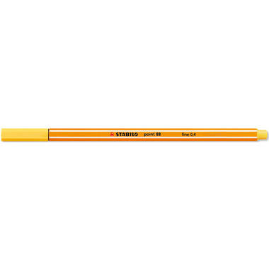 STABILO Penne fibra point 88 0.4mm 88/44 giallo