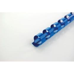 GBC Plastikbindrücken 6mm A4 4028233 blau, 21 Ringe 100 Stück