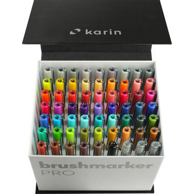 KARIN Brush Marker PRO 27C7 Mega Box 60 colori