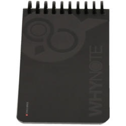 WHYNOTE Notizbuch A6 WNPBOK01 starter-kit, schwarz