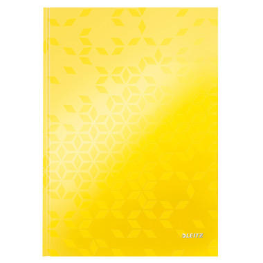LEITZ Notizbuch WOW A4 4625-10-16 liniert, 90g gelb