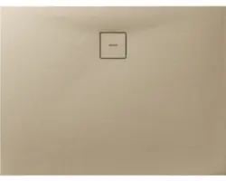 Extraflache Rechteck-Duschwanne Breuer Modern Line Q72 Steinoptik sandstein 80 x 140 cm