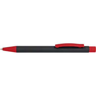 ONLINE Penna sfera Soft Metal 21741/3D Black and Red