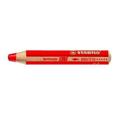 STABILO Crayon couleur Woody 3 in 1 880/310 rouge