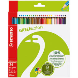 STABILO Crayon de couleur Greencolors 24026019 24 couleurs