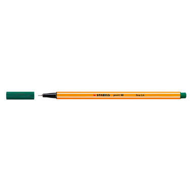 STABILO Penna fibra Point 88 0,4mm 88/53 verde abete