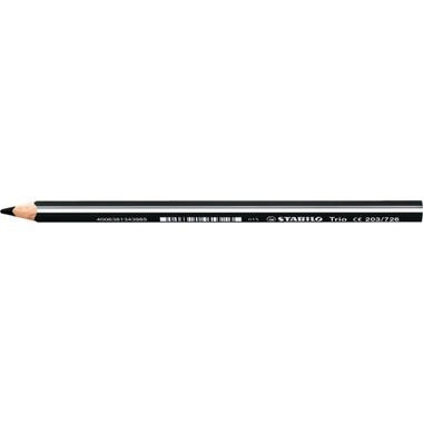 STABILO Crayon de couleur ergo. 4,2mm 203/750 Trio dick noir