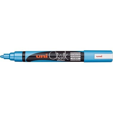 UNI-BALL Chalk Marker 1.8-2.5mm PWE-5M METALLIC BLUE Metallic blau