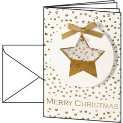 SIGEL Weihnachts-Karte/Couvert A6/A5 DS059 220+100g 10+10 Stück