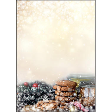 SIGEL Weihnachts-Papier A4 DP304 90g,Winter Smell 25 Blatt
