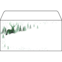 SIGEL Weihnachts-Couvert 11x22cm DU284 90g,Christmas Forest 25 Stück