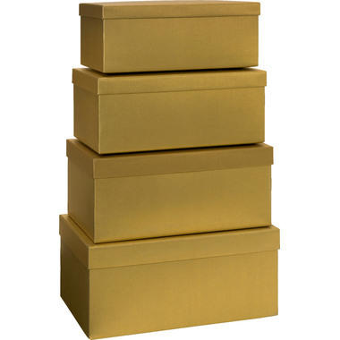 STEWO Box regalo One Colour 2552782080 oro 4 pezzi