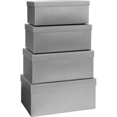 STEWO Box regalo One Colour 2552782175 argento 4 pezzi