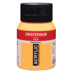 AMSTERDAM Peinture acrylique 500ml 17722532 jaune 253