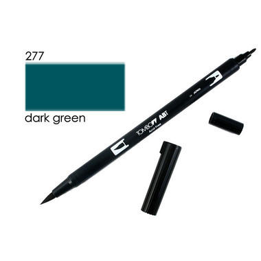 TOMBOW Dual Brush Pen ABT 277 verde scuro