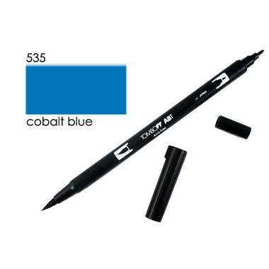 TOMBOW Dual Brush Pen ABT 535 cobalto blu