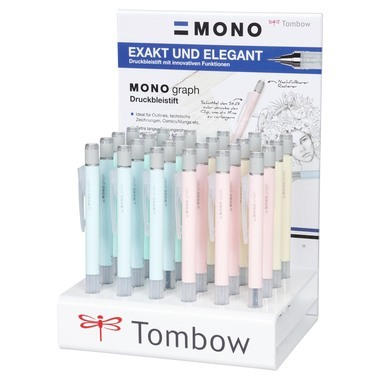 TOMBOW MONOgraph Pastell SH-MG-24P-2-A Display lose