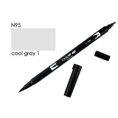 TOMBOW Dual Brush Pen ABT N95 cool grey 1