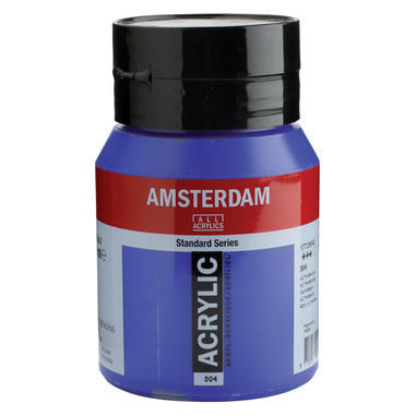 AMSTERDAM Peinture acrylique 500ml 17725042 ultramarine 504