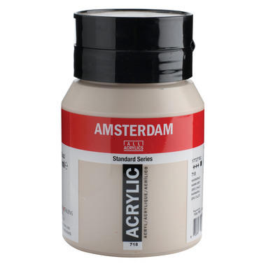 AMSTERDAM Peinture acrylique 500ml 17727182 gris 718