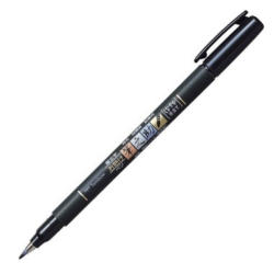 TOMBOW Penna di calligrafia Soft WS-BS150 Fudenosuke, nero