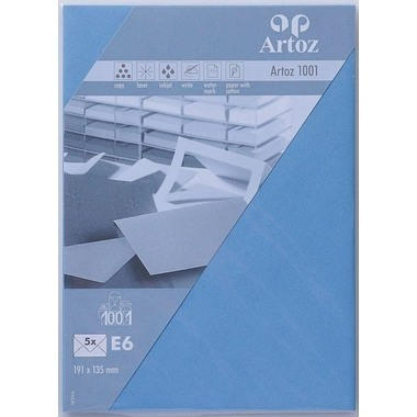 ARTOZ Enveloppes 1001 E6 107374184 100g, bleu marie 5 pcs.