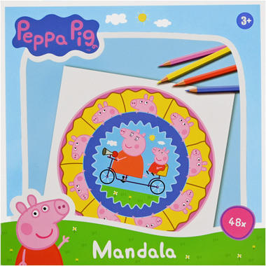 ROOST Mandala da colorare B1986 Peppa Pig 18x18cm