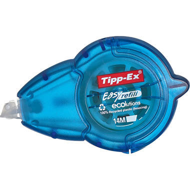 TIPP-EX Ecolution Easy 5mmx14m 8794242 Rouleux de correction, refill.