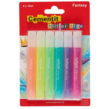 CEMENTIT Glitter Glue Fantasy 52.015.20 6x10ml