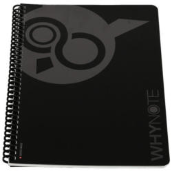 WHYNOTE Notizbuch A4 WNA4BOK01 starter-kit, schwarz