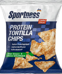 Sportness Protein Tortilla Chips, Sour Cream & Onion Geschmack