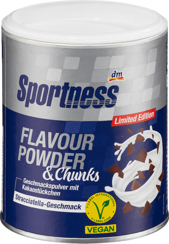 Sportness Flavour Powder & Chunks, Stracciatella Geschmack