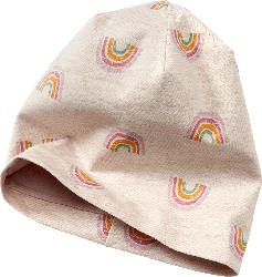 ALANA Mütze mit Regenbogen-Muster, beige & rosa, Gr. 54/55
